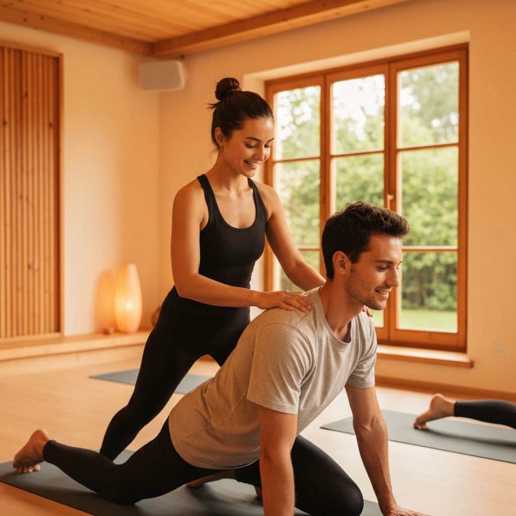 One-to-one yoga instruction